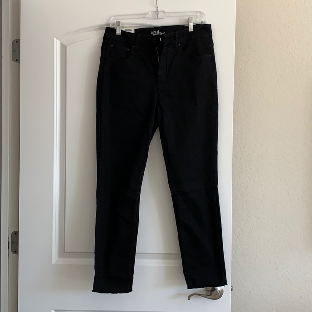 Time and True black highwaisted denim